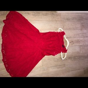 Pretty Red Lace dress